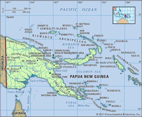 Vavosi, Papua New Guinea Map with Wikipedia Places